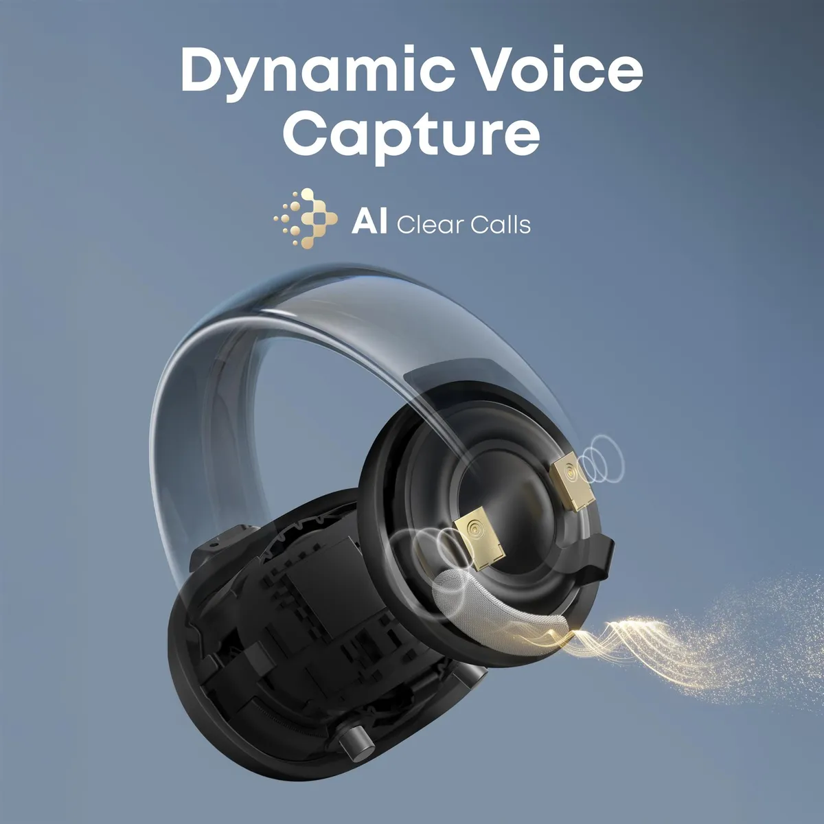 Bluetooth-гарнітура Anker SoundCore AeroClip Black (A3388G11) - мініатюра 9