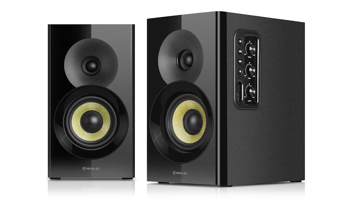 Акустична система REAL-EL S-470 Black - мініатюра 4