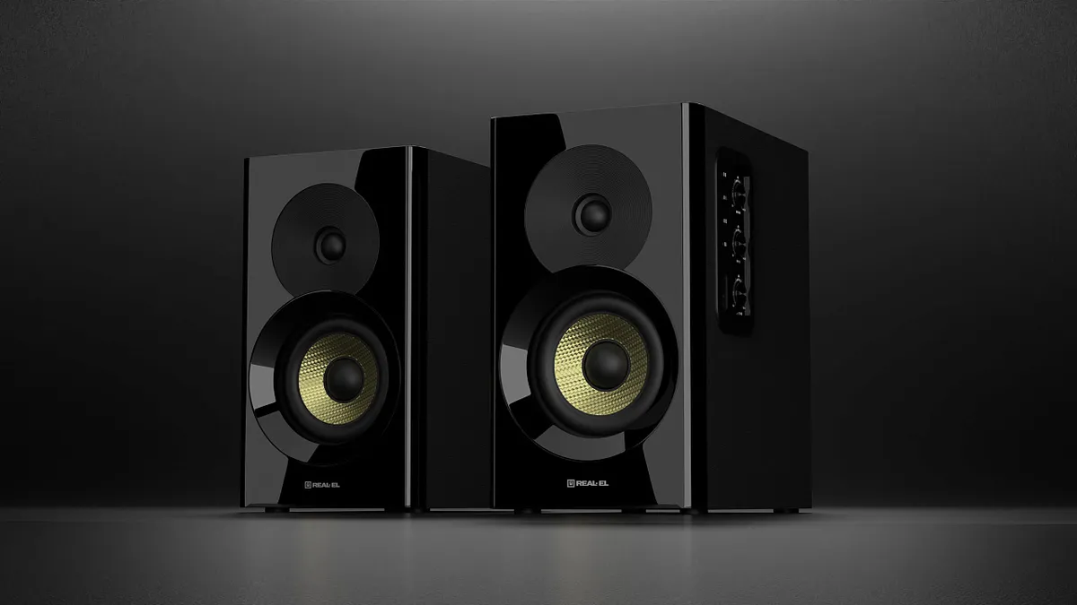 Акустична система REAL-EL S-470 Black - мініатюра 7
