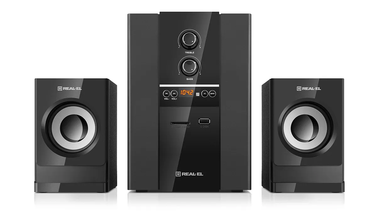 Акустична система REAL-EL M-355 Black - мініатюра 2
