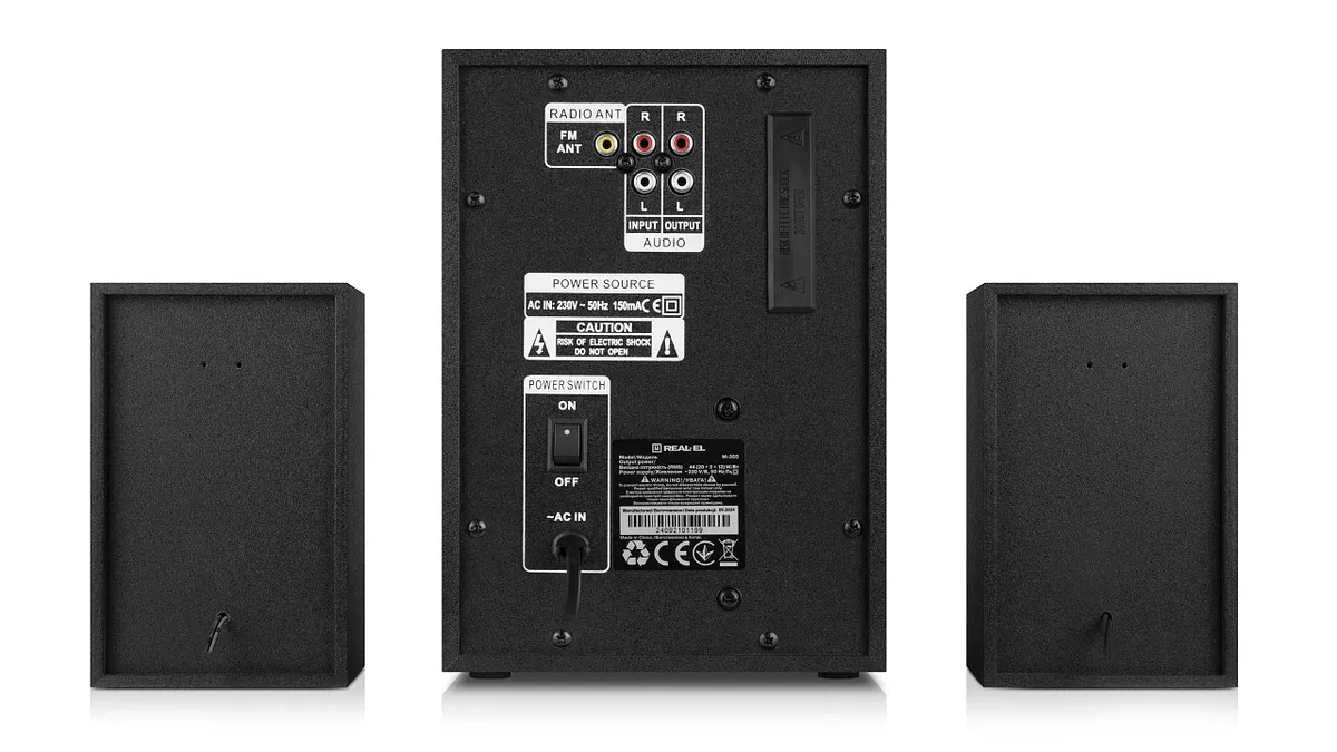 Акустична система REAL-EL M-355 Black - мініатюра 4