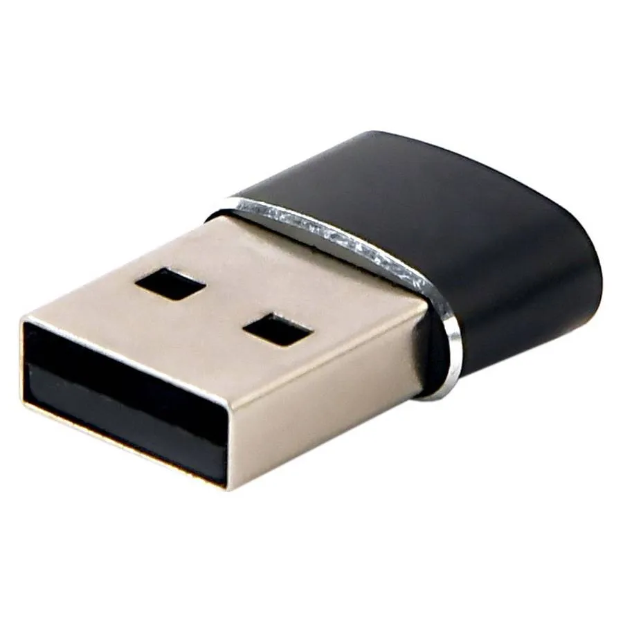 Адаптер Cablexpert USB Type-C - USB (F/M), Black (A-USB2-AMCF-02) - зображення 1