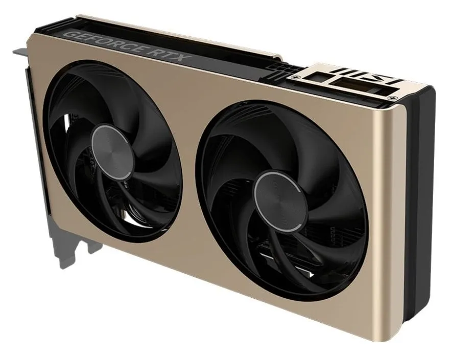 Відеокарта GF RTX 5060 8GB GDDR7 Inspire 2X OC MSI (GeForce RTX 5060 8G INSPIRE 2X OC) - мініатюра 2