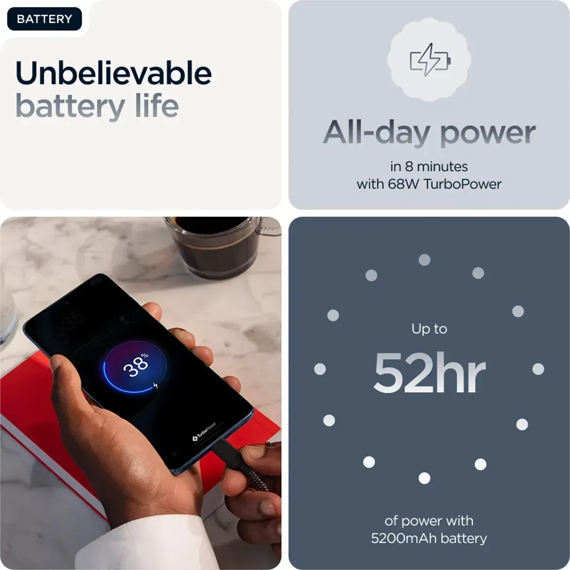 Смартфон Motorola Moto Edge 60 Fusion 8/256GB Slipstream (PB7E0039RS) - мініатюра 12