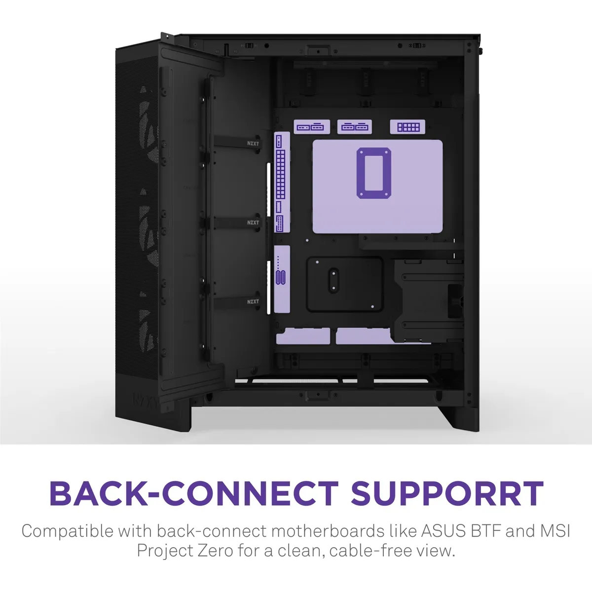 Корпус NZXT H9 Flow Black без БЖ (CM-H92FB-01) - мініатюра 5