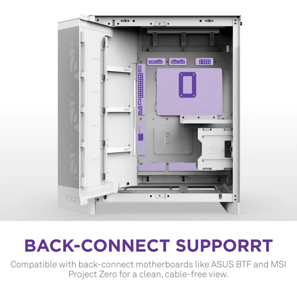 Корпус NZXT H9 Flow White без БЖ (CM-H92FW-01) - мініатюра 4
