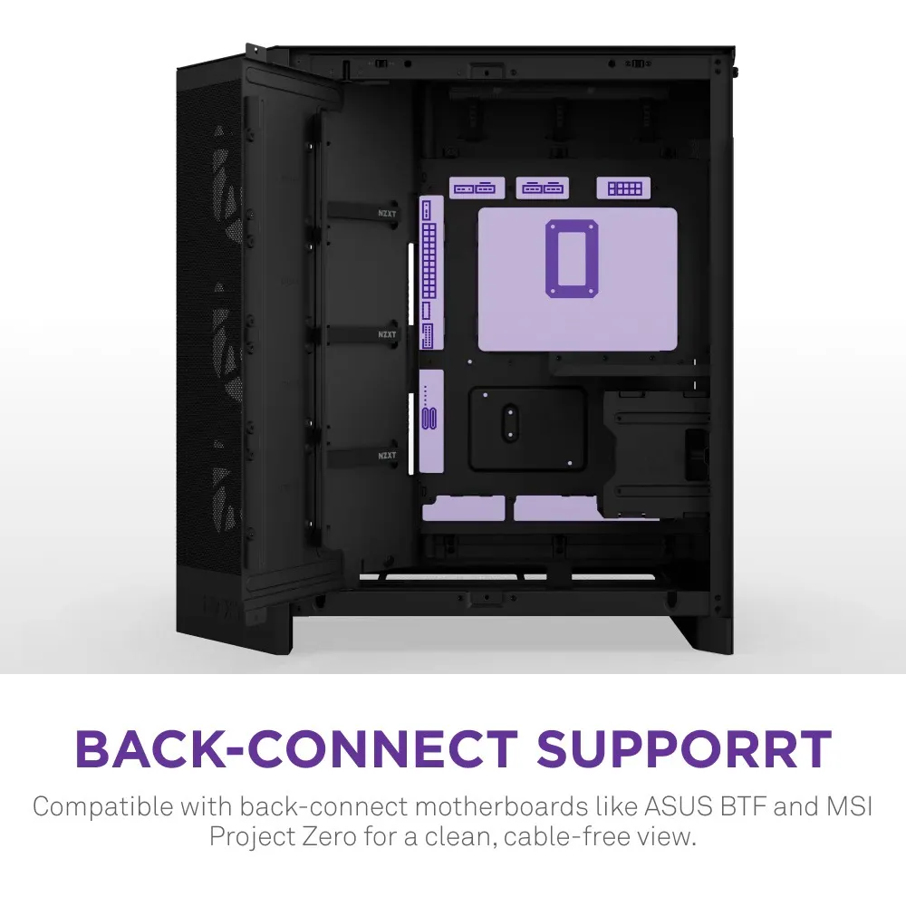 Корпус NZXT H9 Flow RGB Black без БЖ (CM-H92FB-R1) - мініатюра 4