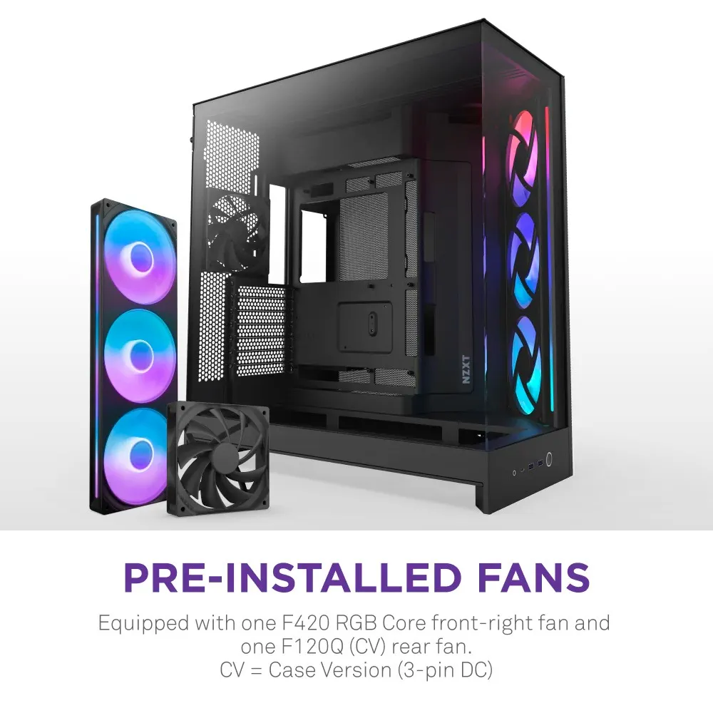 Корпус NZXT H9 Flow RGB Black без БЖ (CM-H92FB-R1) - мініатюра 8