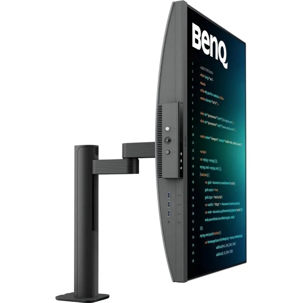 Монітор BenQ 28.2" RD280UA (9H.LM2LJ.TBE) IPS Metallic Gray - мініатюра 4