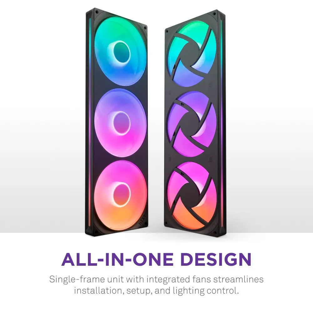 Вентилятор NZXT F420 RGB Core Black (RF-U42HF-B1) - мініатюра 11