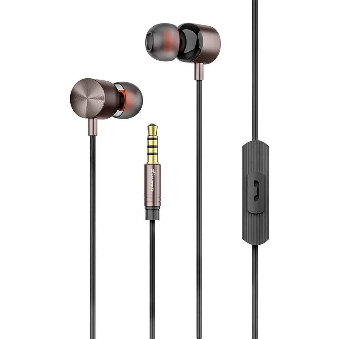 Навушники Grand-X EP-71B Black - зображення 1
