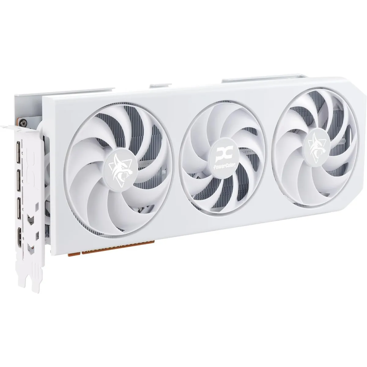 Відеокарта AMD Radeon RX 9070 XT 16GB GDDR6 Hellhound Spectral White PowerColor (RX9070XT 16G-L/OC/WHITE) - мініатюра 4