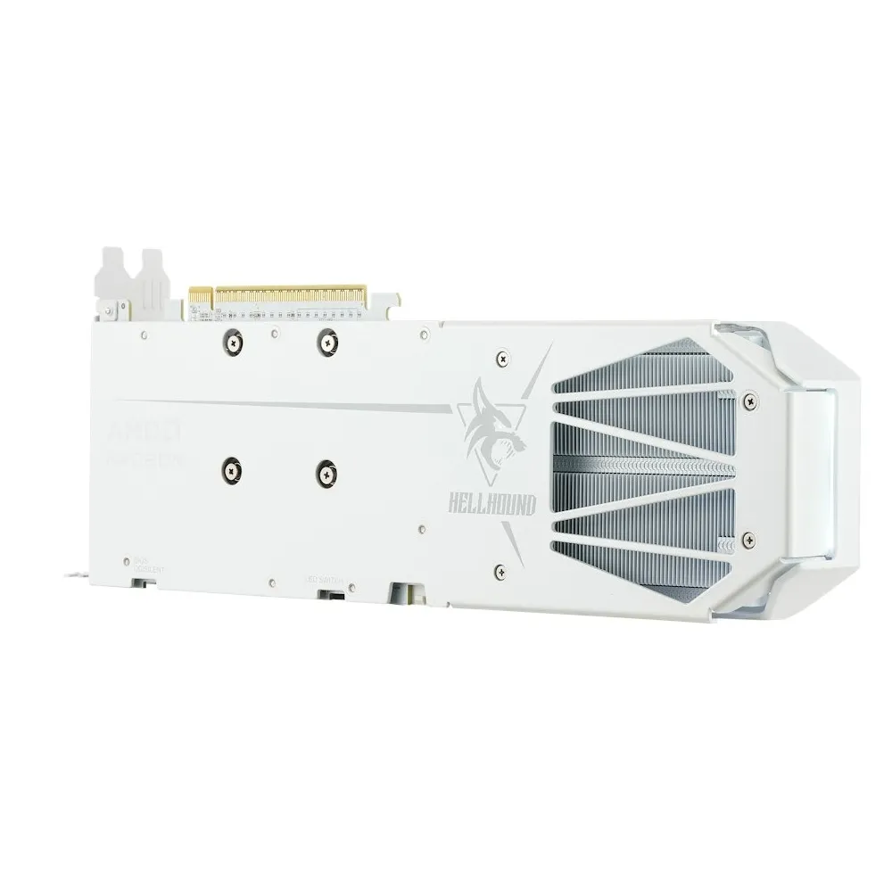 Відеокарта AMD Radeon RX 9060 XT 16GB GDDR6 Hellhound Spectral White PowerColor (RX9060XT 16G-L/OC/WHITE) - мініатюра 4
