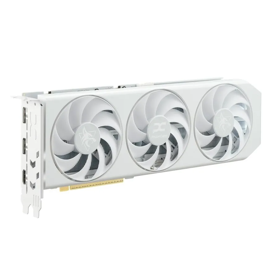 Відеокарта AMD Radeon RX 9060 XT 16GB GDDR6 Hellhound Spectral White PowerColor (RX9060XT 16G-L/OC/WHITE) - мініатюра 7