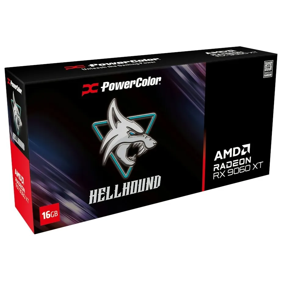 Відеокарта AMD Radeon RX 9060 XT 16GB GDDR6 Hellhound PowerColor (RX9060XT 16G-L/OC) - мініатюра 5