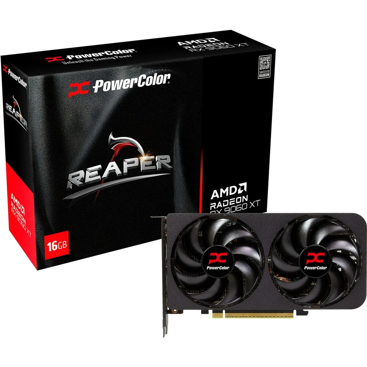 Відеокарта AMD Radeon RX 9060 XT 16GB GDDR6 Reaper PowerColor (RX9060XT 16G-A) - зображення 1