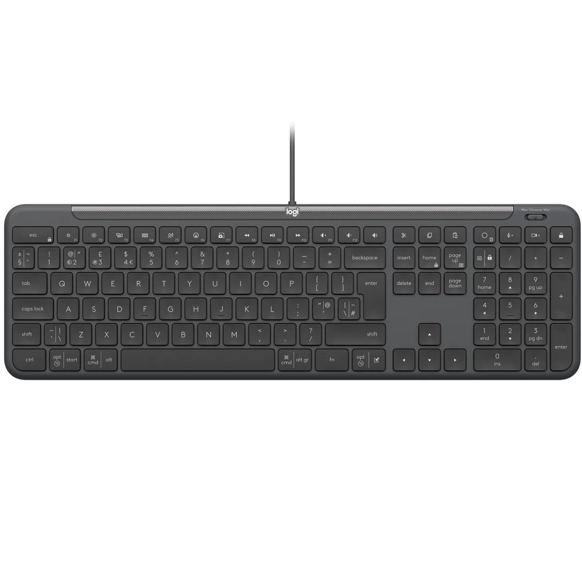 Клавіатура Logitech Signature Slim K620 for Business Graphite (920-013333) - зображення 1