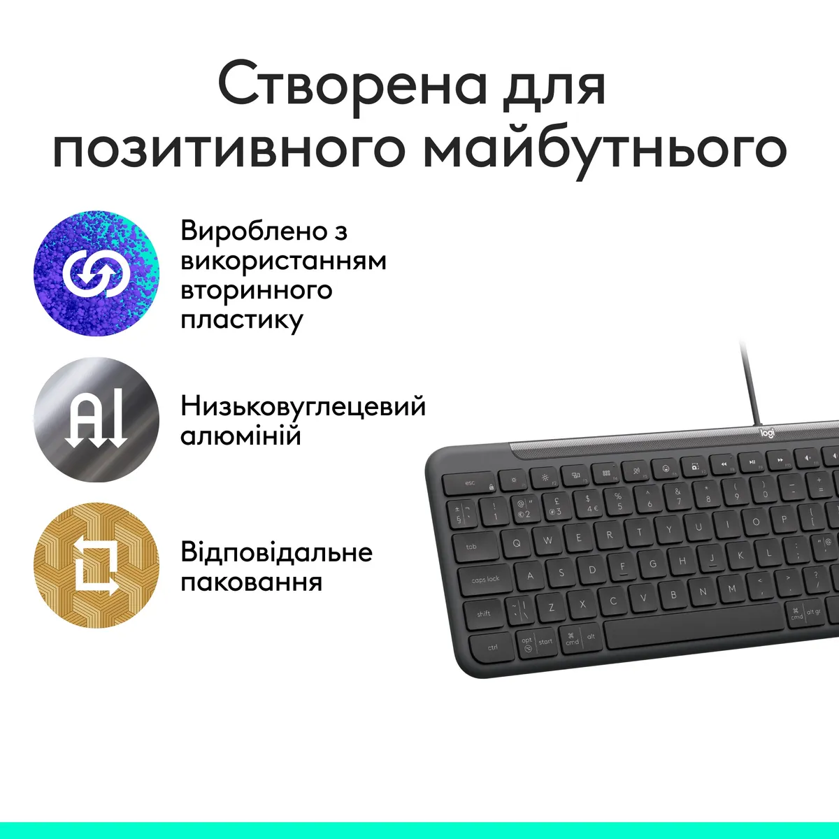 Клавіатура Logitech Signature Slim K620 for Business Graphite (920-013333) - мініатюра 5