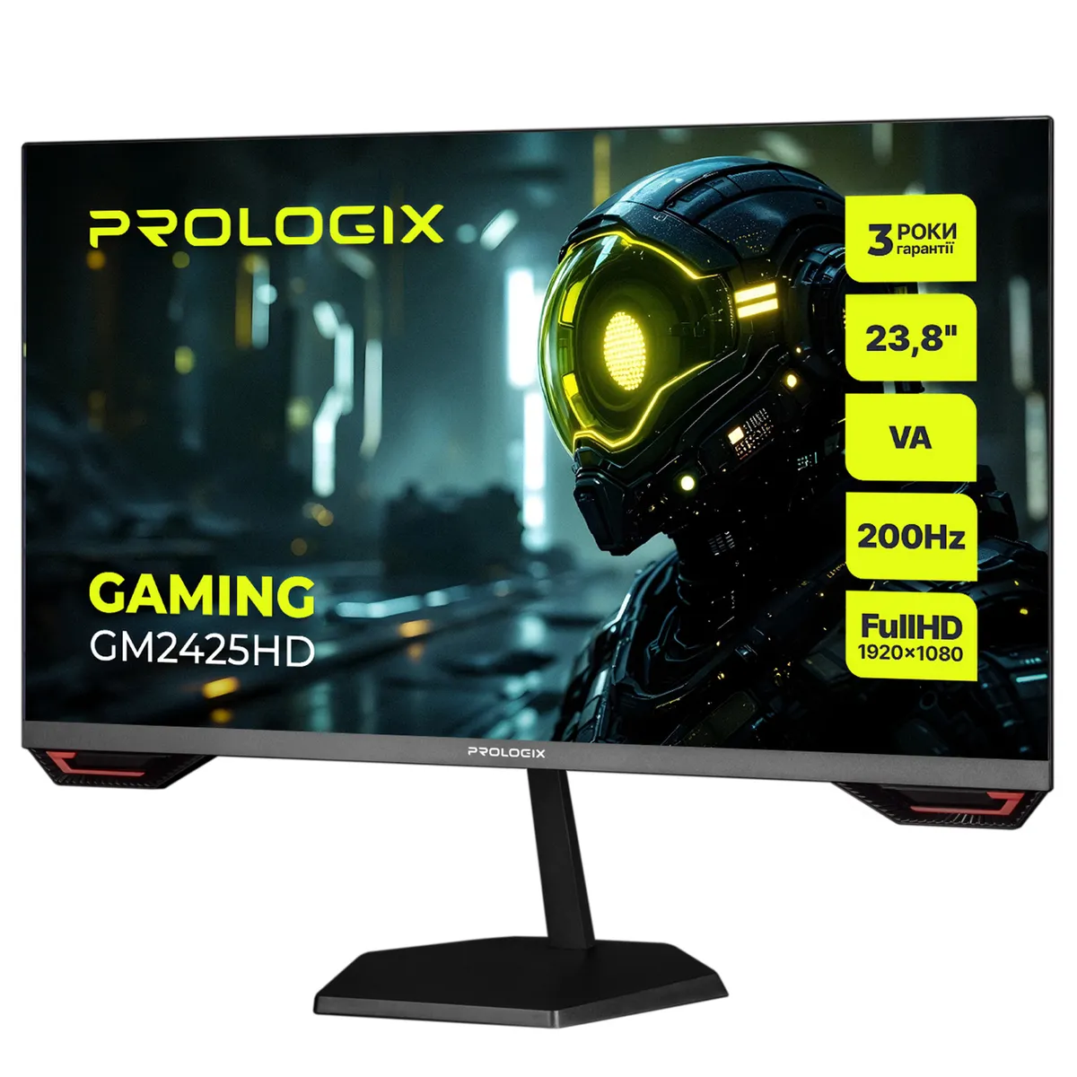 Монітор Prologix Gaming 23.8" GM2425HD VA Black 200Hz - мініатюра 2