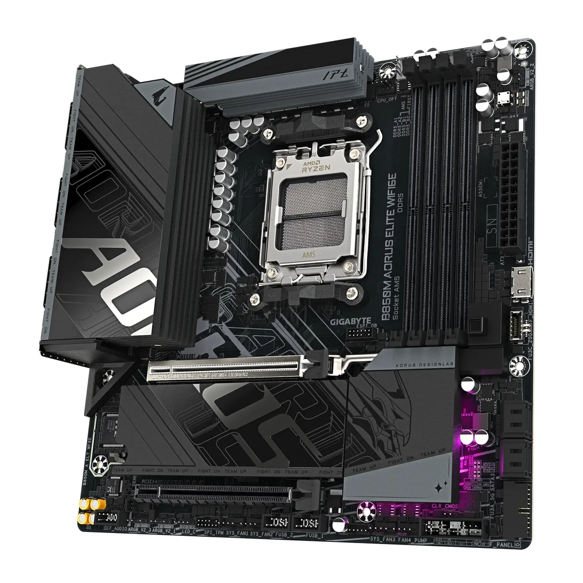 Материнська плата Gigabyte B850M Aorus Elite WiFi6E Socket AM5 - мініатюра 3