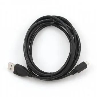 Кабель Cablexpert USB - micro USB V 2.0 (M/M), 1.8 м, чорний (CCP-mUSB2-AMBM-6) - зображення 1
