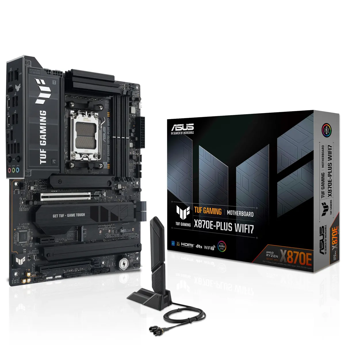 Материнська плата Asus TUF Gaming X870E-Plus WiFi7 Socket AM5 - зображення 1