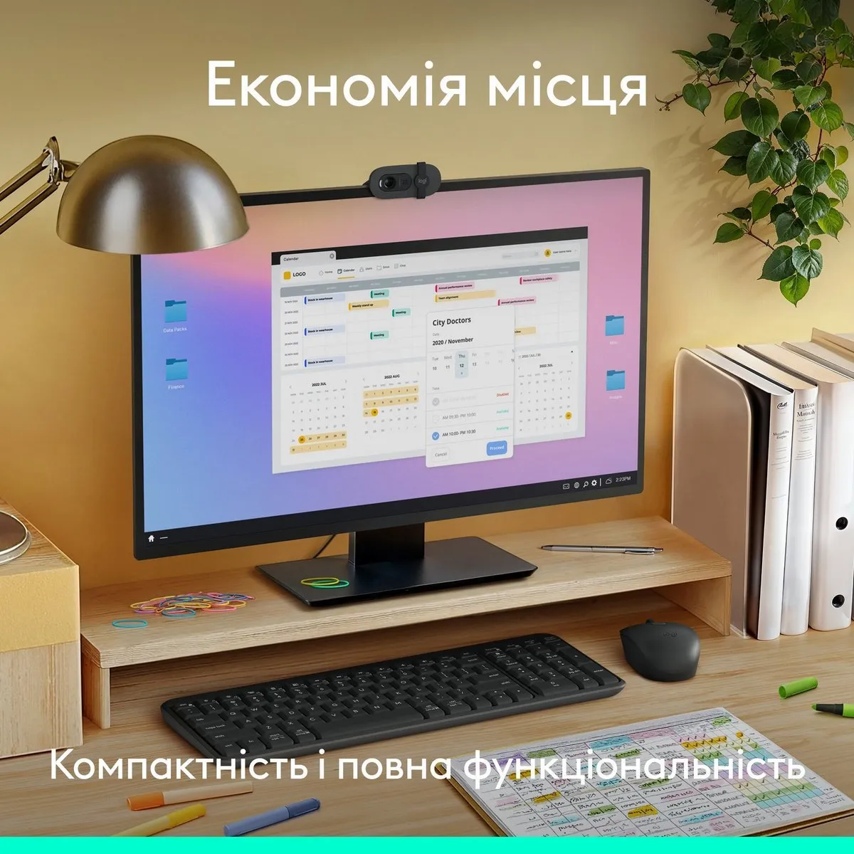 Клавiатура бездротова Logitech K250 Graphite (920-013822) - мініатюра 12