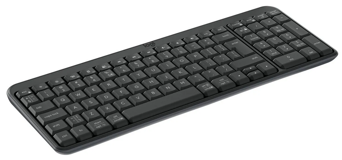 Клавiатура бездротова Logitech K250 Graphite (920-013822) - мініатюра 4