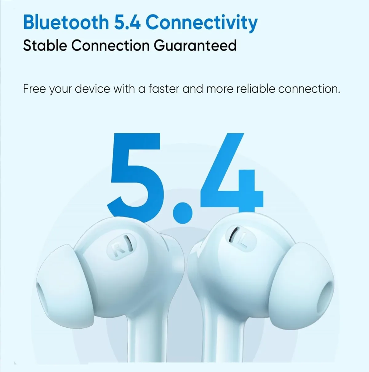 Bluetooth-гарнітура Realme Buds T200X Frost Blue_EU - мініатюра 6