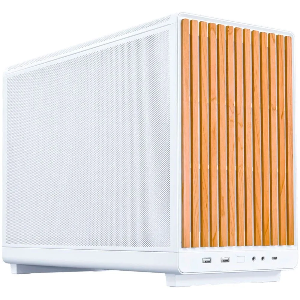 Корпус Lian Li A3-mATX Wooden Front Panel White (G99.A3W-WD.00) без БЖ - зображення 1
