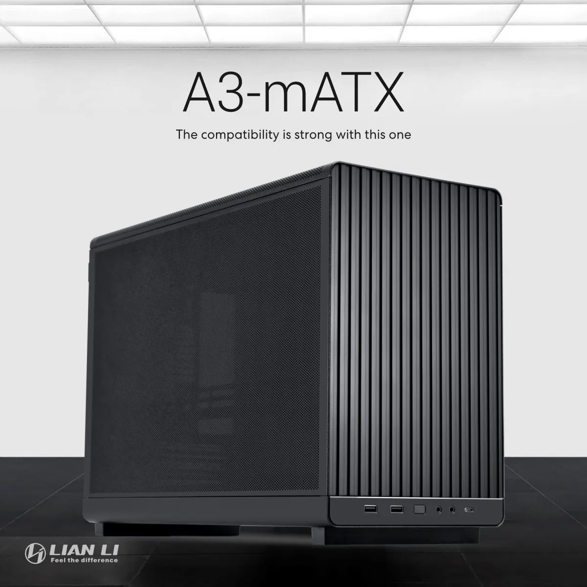 Корпус Lian Li A3-mATX Black (G99.A3X.00) без БЖ - мініатюра 8