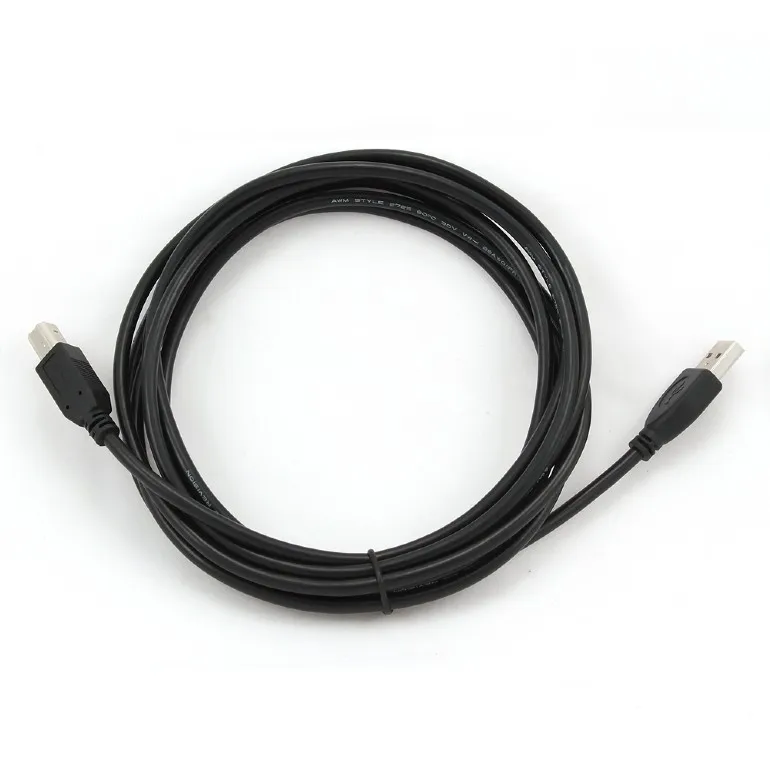 Кабель Cablexpert USB - USB Type-B V 2.0 (M/M), 3.0 м, чорний (CCP-USB2-AMBM-10) - мініатюра 2