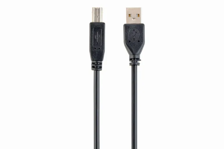 Кабель Cablexpert USB - USB Type-B V 2.0 (M/M), 3.0 м, чорний (CCP-USB2-AMBM-10) - мініатюра 3