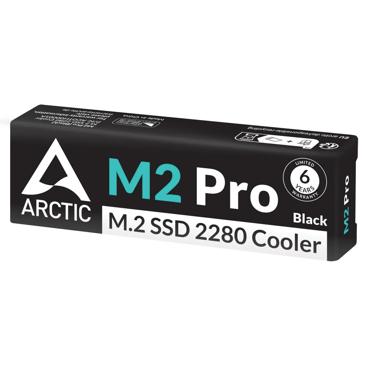 Радіатор охолодження для SSD Arctic M2 Pro Black (ACOTH00001A) - мініатюра 3