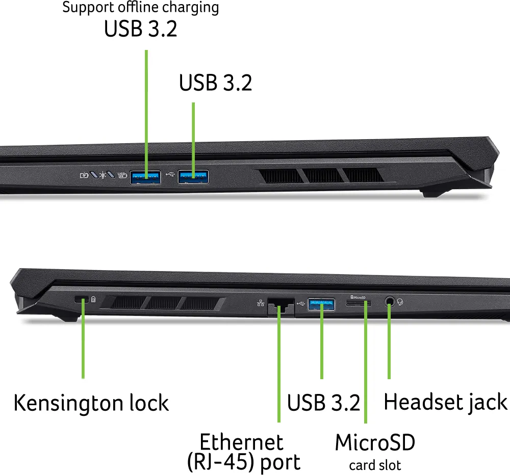 Ноутбук Acer Nitro V 16 ANV16-42-R258 (NH.U1GEU.005) Black - мініатюра 8