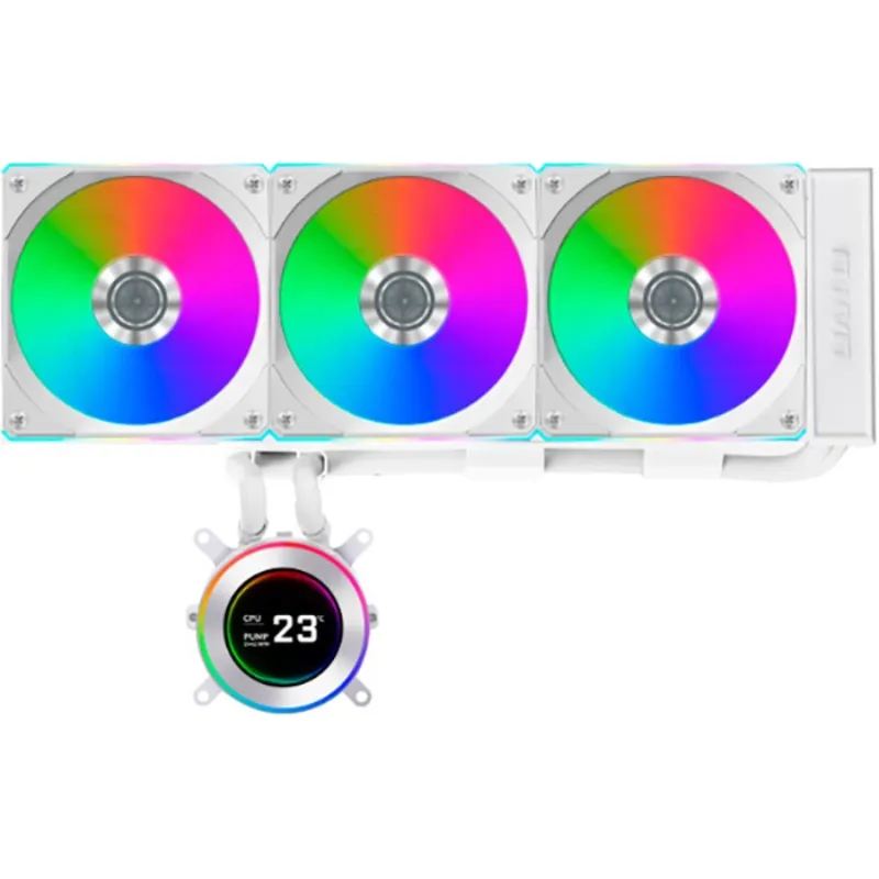 Система водяного охолодження Lian Li HydroShift II LCD-C 360CL White (G89.GHS2LCD36RW.00) - зображення 1