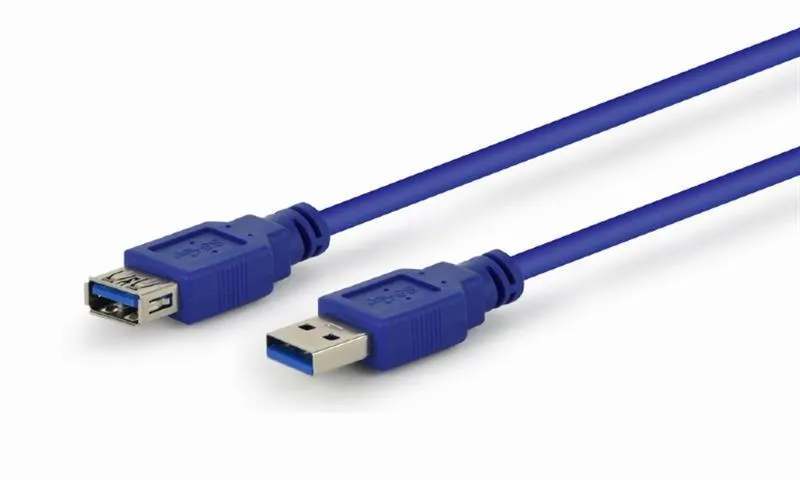Кабель Gembird (CCP-USB3-AMAF-6) USB 3.0 AM/AF 1.8 м, синій, Premium - мініатюра 2