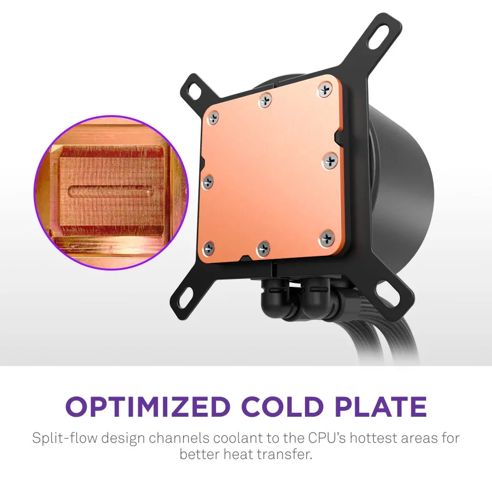 Система водяного охолодження NZXT Kraken Plus 360 V2 Black (RL-KN360-B2) - мініатюра 2