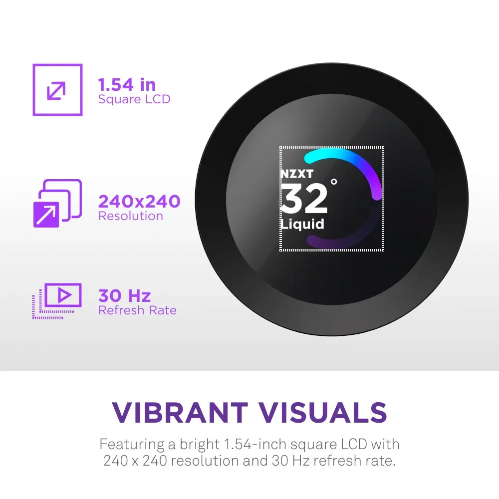 Система водяного охолодження NZXT Kraken Plus 360 RGB V2 Black (RL-KR360-B2) - мініатюра 10