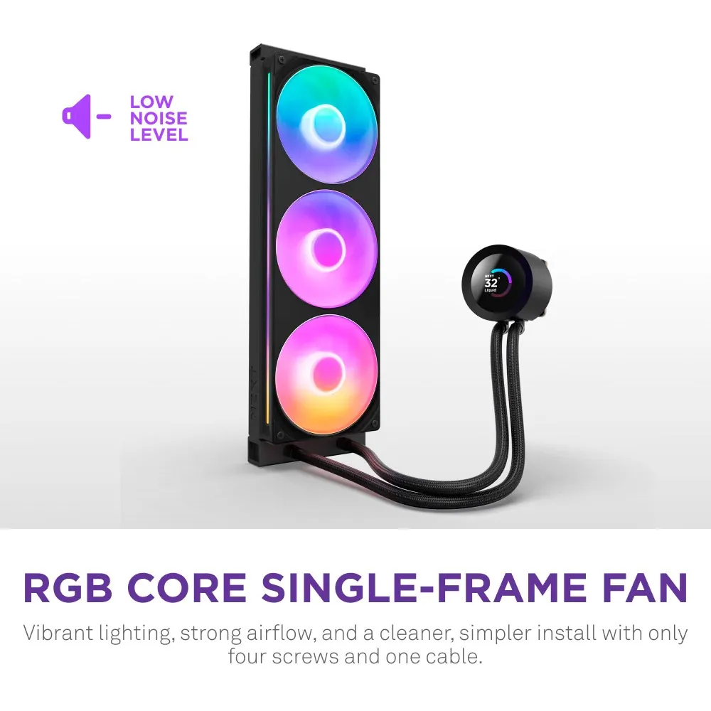 Система водяного охолодження NZXT Kraken Plus 360 RGB V2 Black (RL-KR360-B2) - мініатюра 8