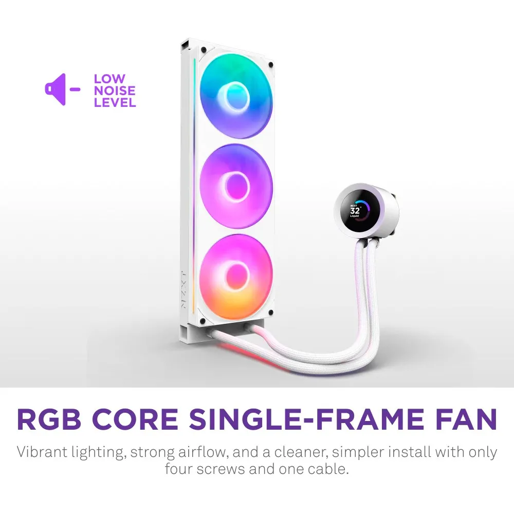 Система водяного охолодження NZXT Kraken Plus 360 RGB V2 White (RL-KR360-W2) - мініатюра 11