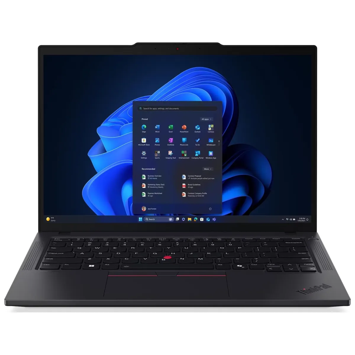 Ноутбук Lenovo ThinkPad T14 Gen 6 (21QDS0GR00) Black - мініатюра 15