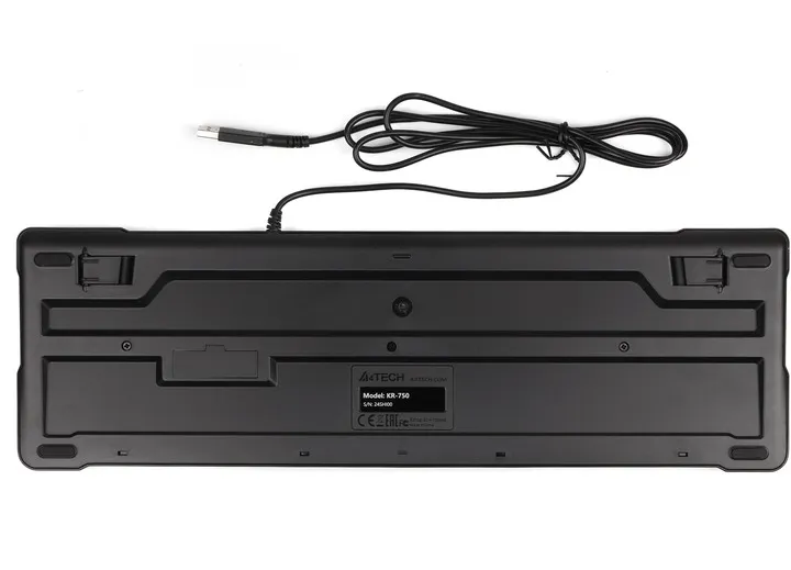 Клавіатура A4Tech KR-750 Ukr Black - мініатюра 4