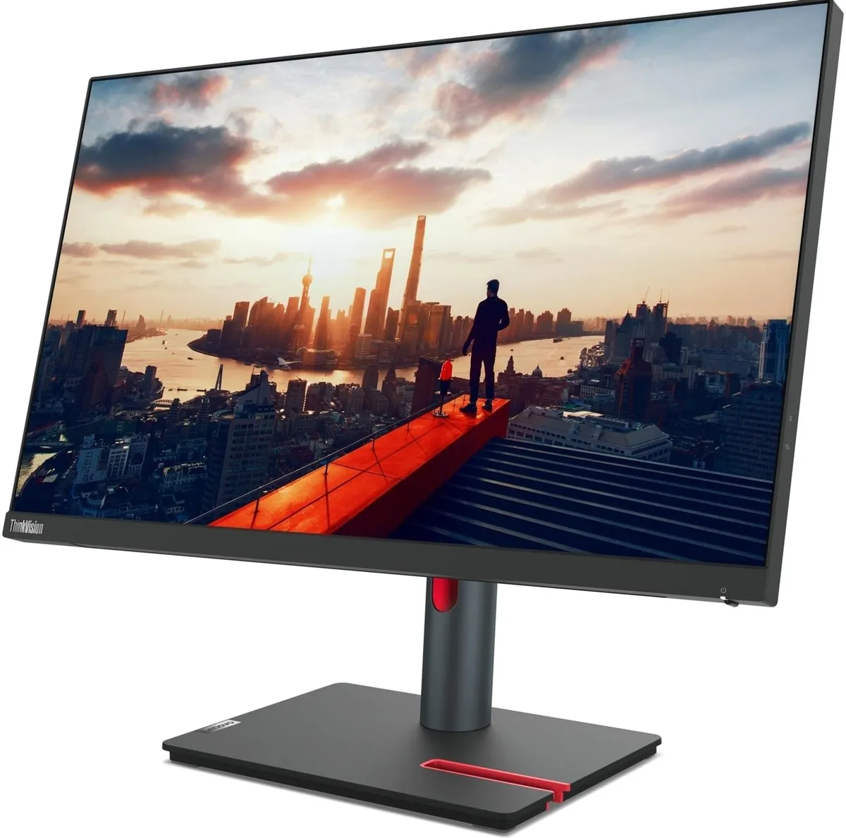 Монiтор Lenovo ThinkVision 23.8" P24h-30 (63B3GAT6UA) IPS Black  - мініатюра 3
