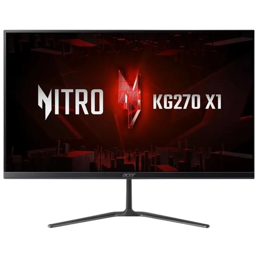Монітор Acer 27" KG270X1bmiipx (UM.HX0EE.108) IPS Black 200Hz - зображення 1