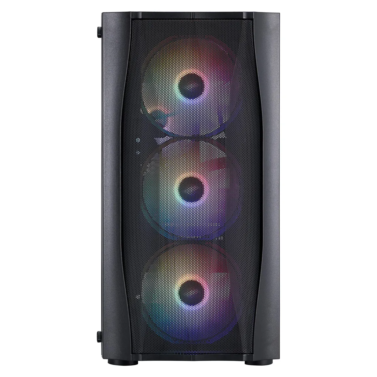 Корпус 1stPlayer X3-M-BK-4F1 Black без БЖ - мініатюра 7