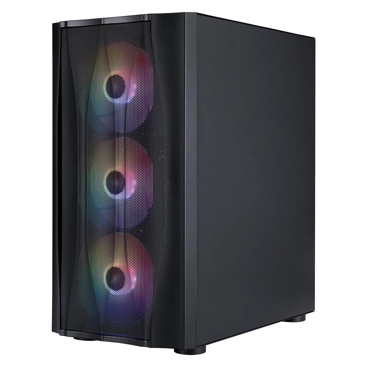Корпус 1stPlayer X3-M-BK-4F1 Black без БЖ - мініатюра 8