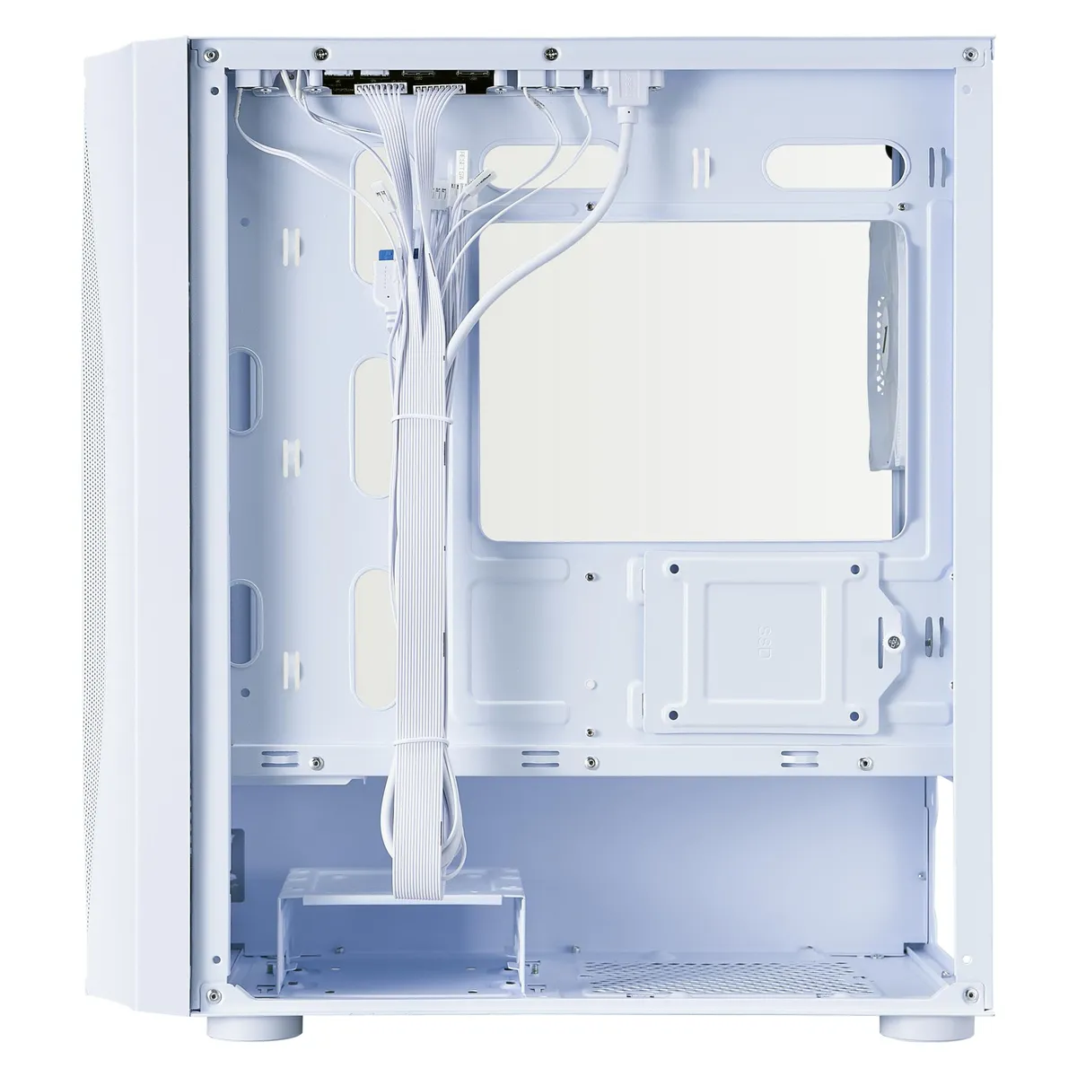 Корпус 1stPlayer X3-M-WH-4F1-W White без БЖ - мініатюра 5