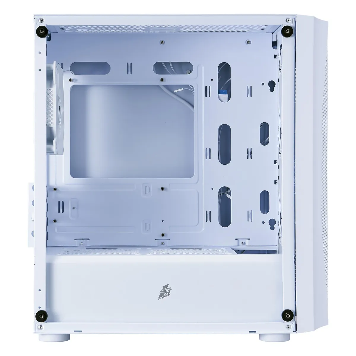 Корпус 1stPlayer X3-M-WH-4F1-W White без БЖ - мініатюра 6