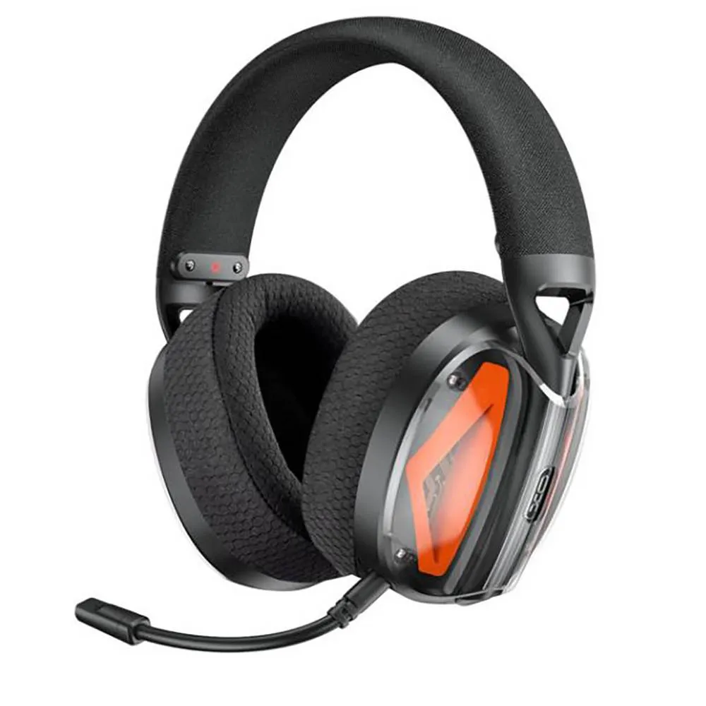 Bluetooth-гарнітура XO BE46 Black/Orange - мініатюра 2